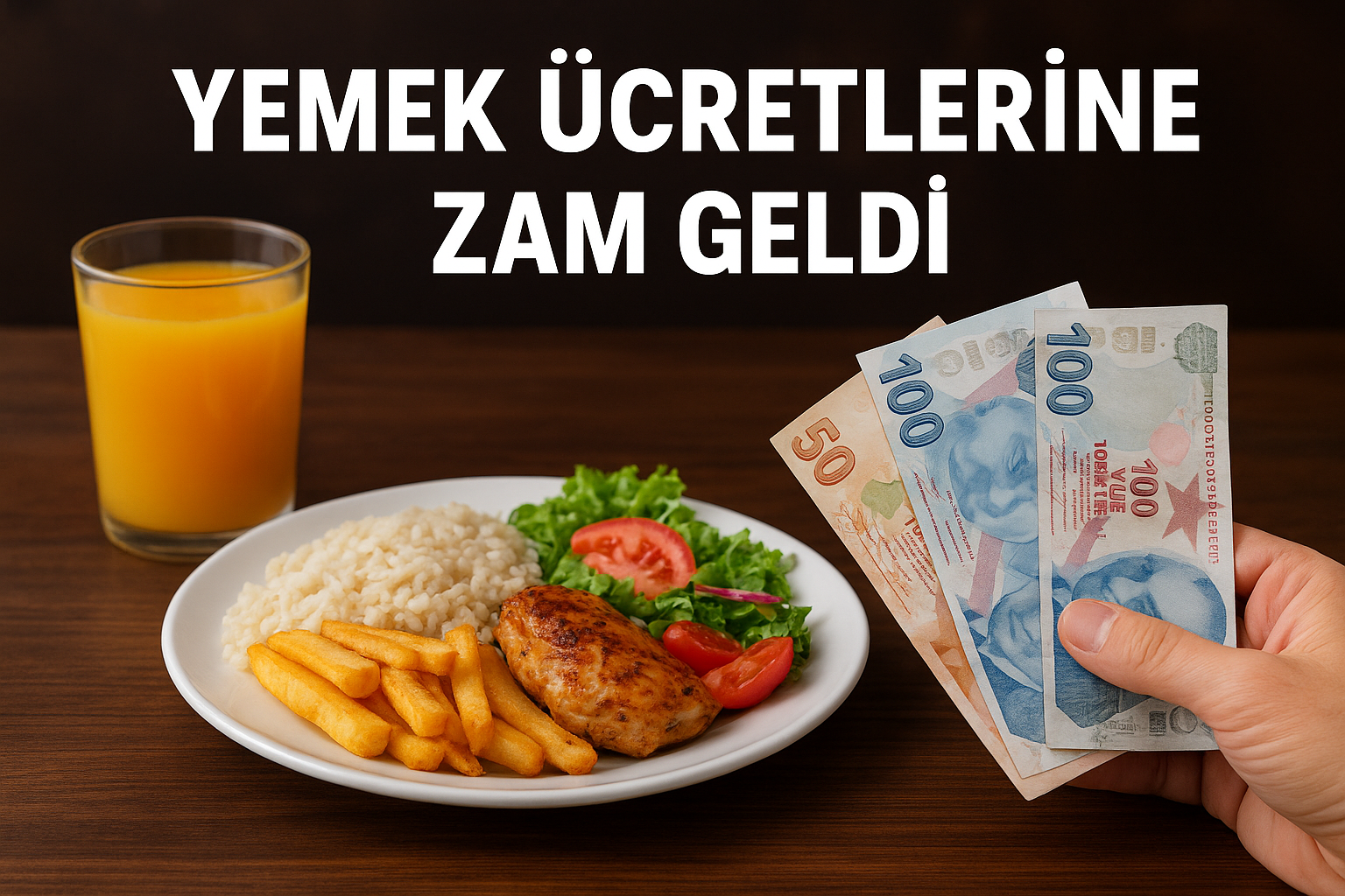 Yemek ücretlerine zam geldi :)