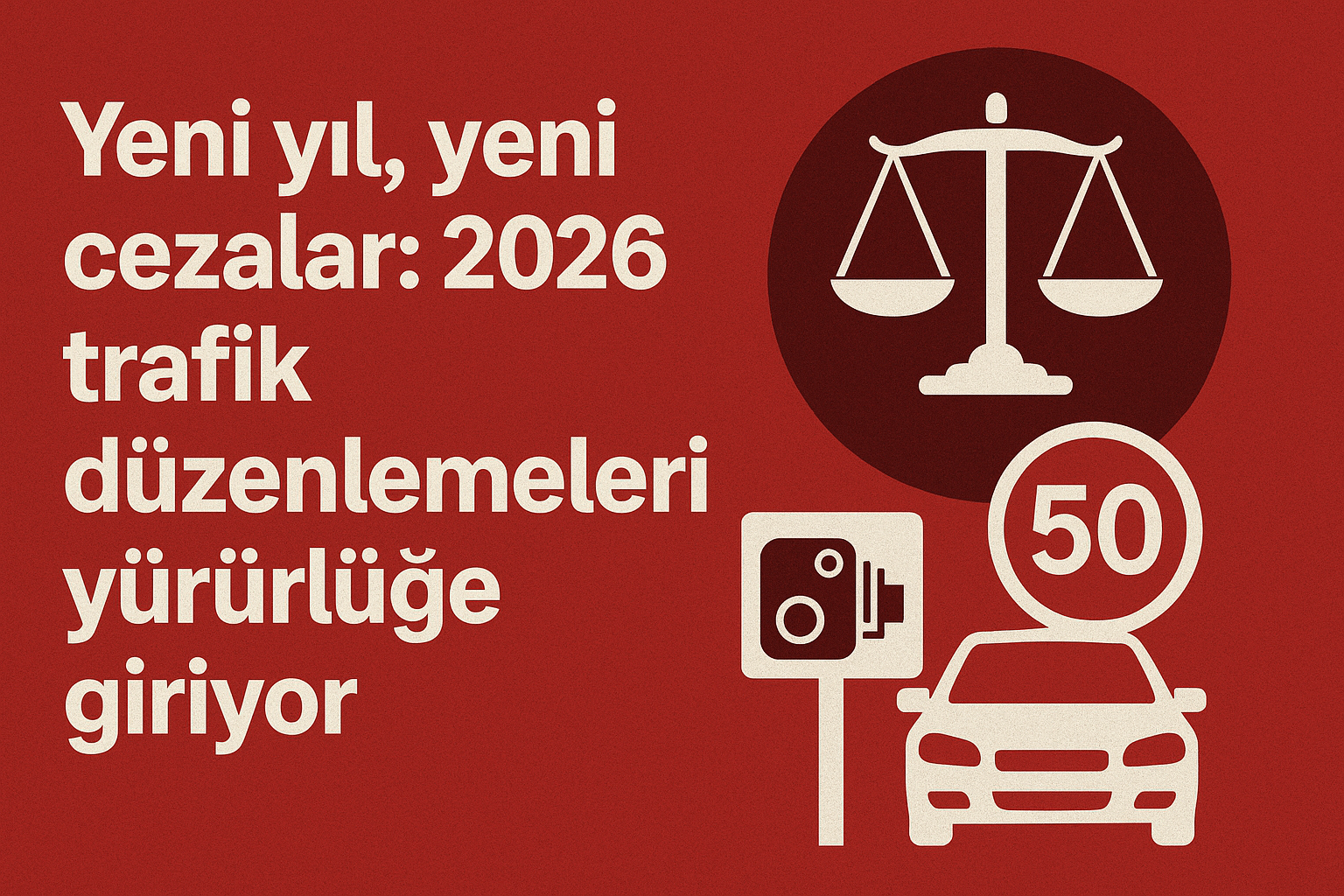 Yeni yıl, yeni cezalar: 2026 trafik düzenlemeleri yürürlüğe giriyor