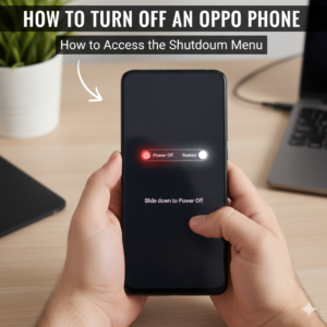 How to turn off an Oppo phone How to access the shutdown menu?