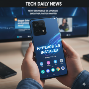 I installed HyperOS 3.0 on my Xiaomi 14T Pro phone.